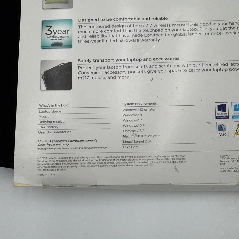 Logitech Wireless Mouse M217 Black 16